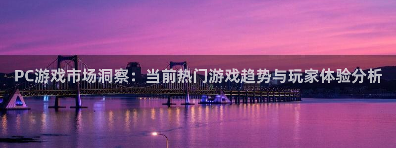 多彩娱乐登陆测速：PC游戏市场洞察：当前热门游戏趋势与玩家体